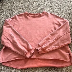 Pink Long Sleeve Sweatshirt